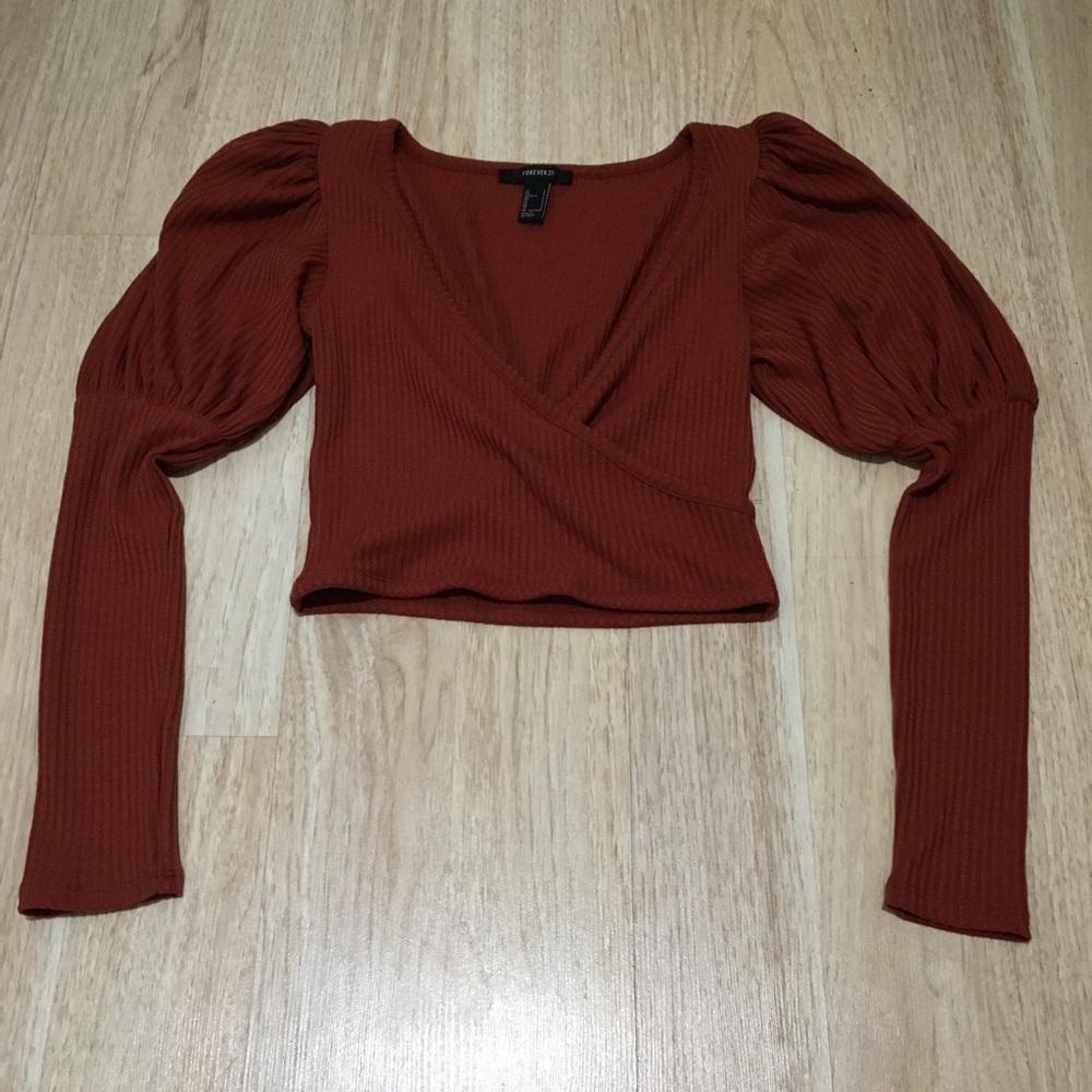 Long Sleeve Crop Top